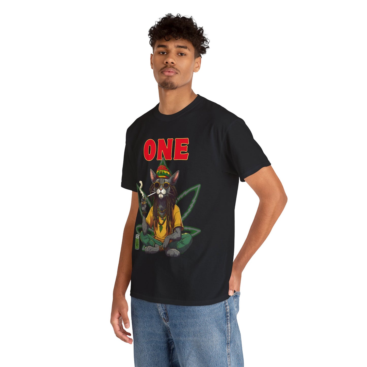 One (Design 4) - Unisex Heavy Cotton Tee