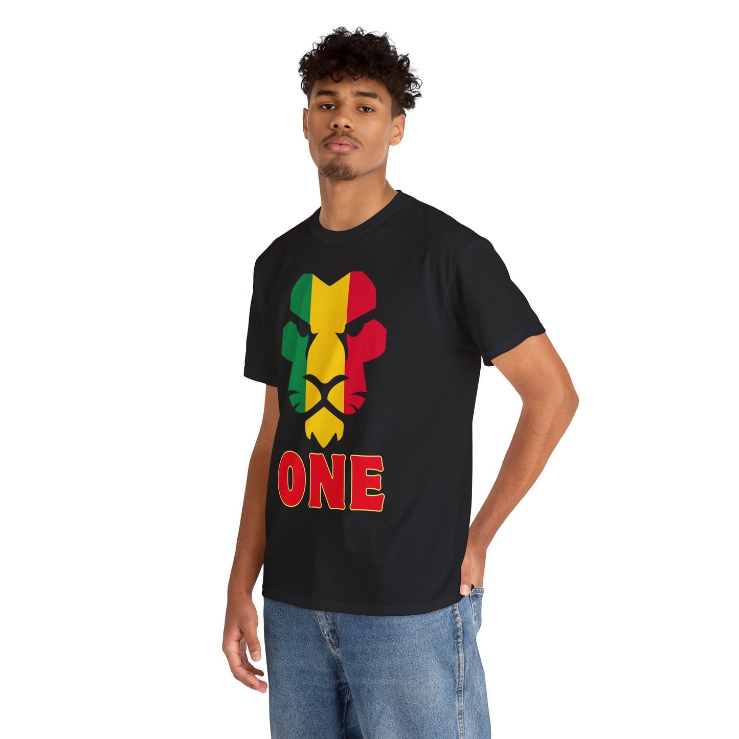 One (Design 2) - Unisex Heavy Cotton Tee