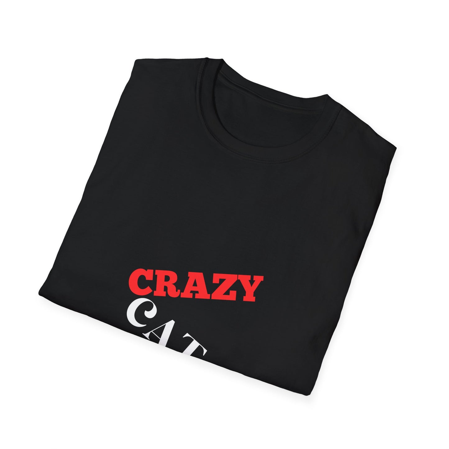 Official Crazy Cat Lady (Design 2) - Unisex Softstyle T-Shirt
