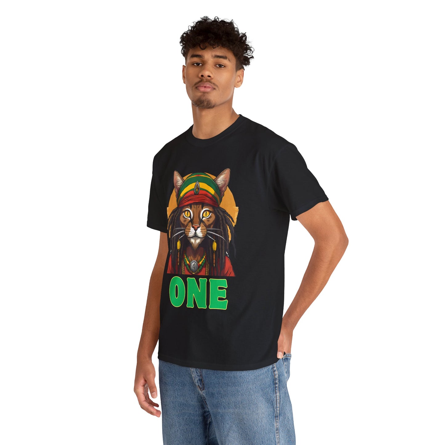 One (Design 3) - Unisex Heavy Cotton Tee
