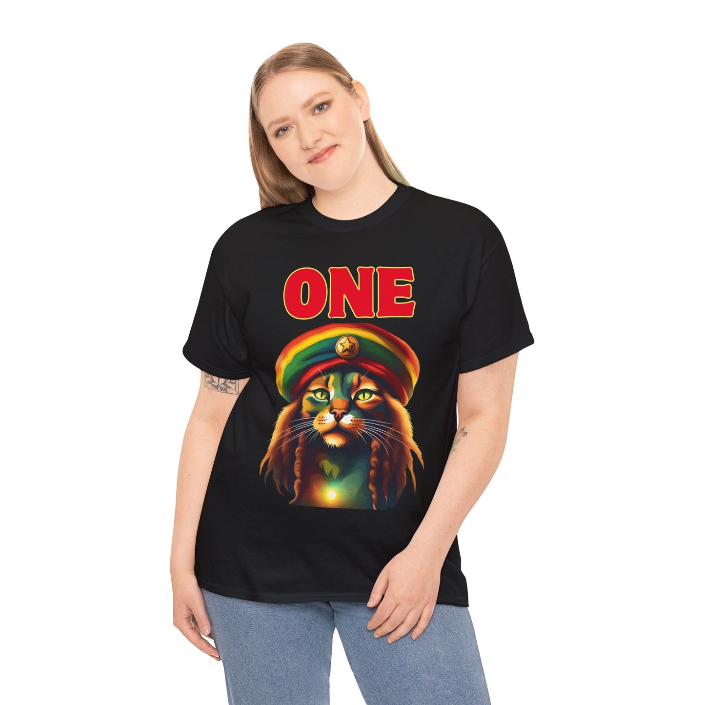 One (Design 1) - Unisex Heavy Cotton Tee