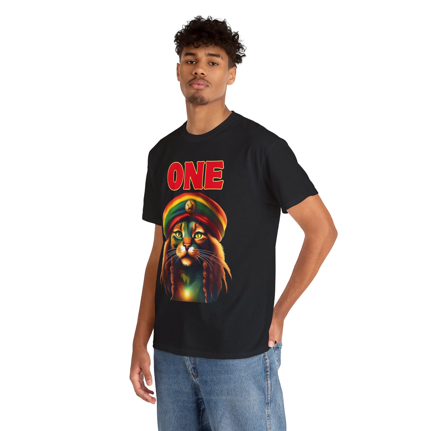 One (Design 1) - Unisex Heavy Cotton Tee