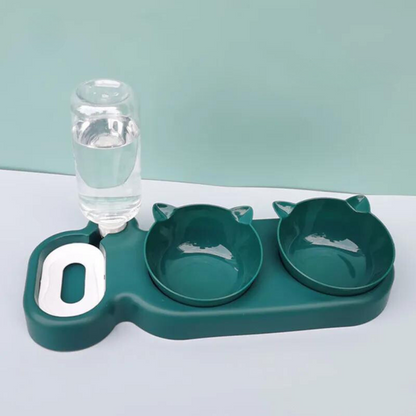 Paws & Quench 3-in-1 Pet Feeder