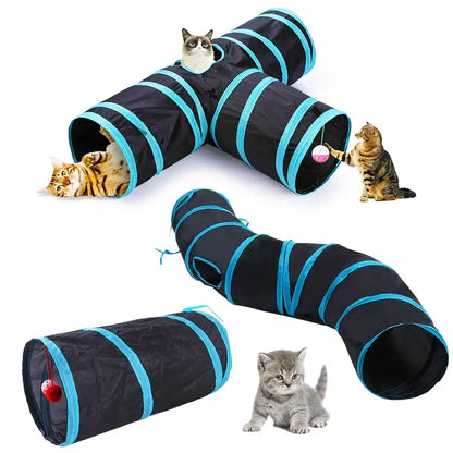 PurrPlay™ Foldable Cat Tunnel