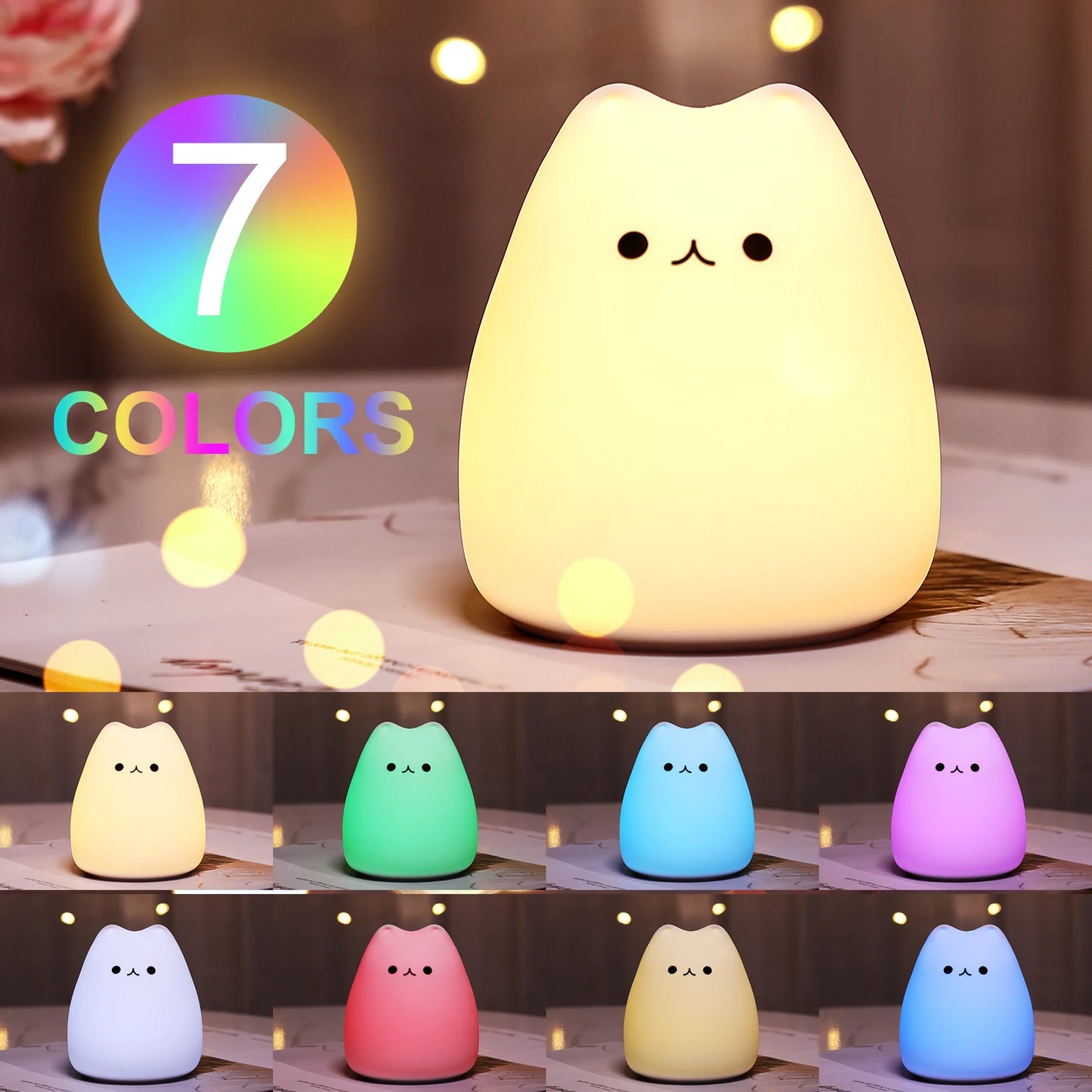 Kawaii Dream Cat Night Light