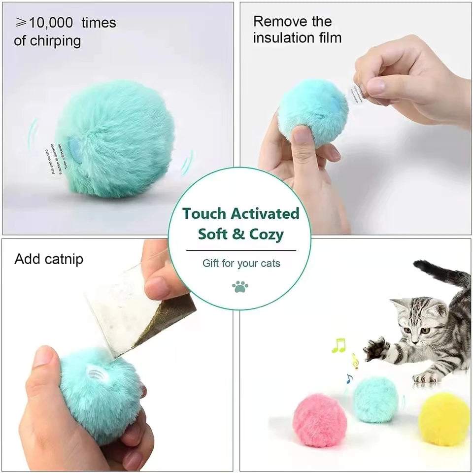 Pounce Play - Interactive Cat Toy Ball