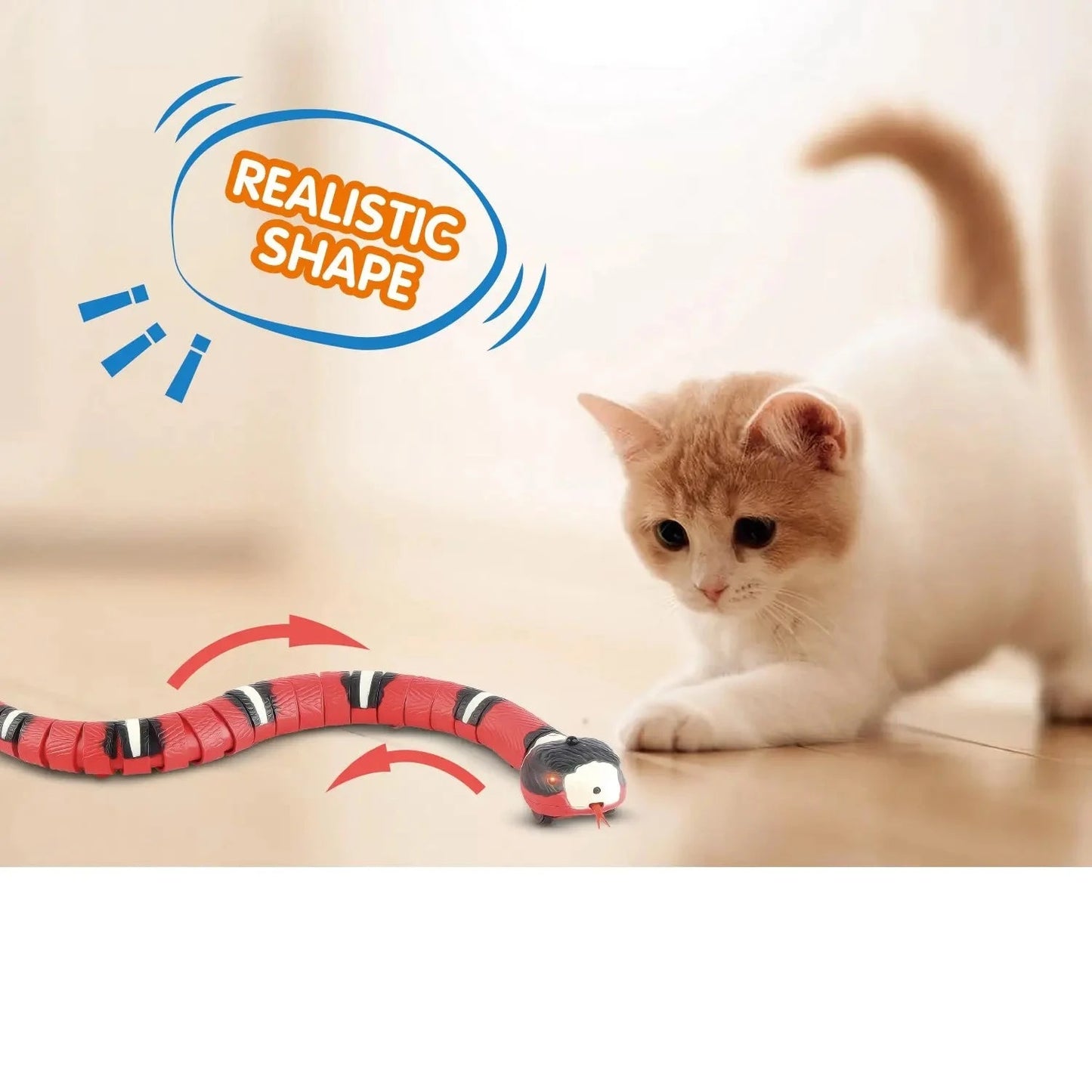 PurrSmart Interactive Snake Cat Teaser