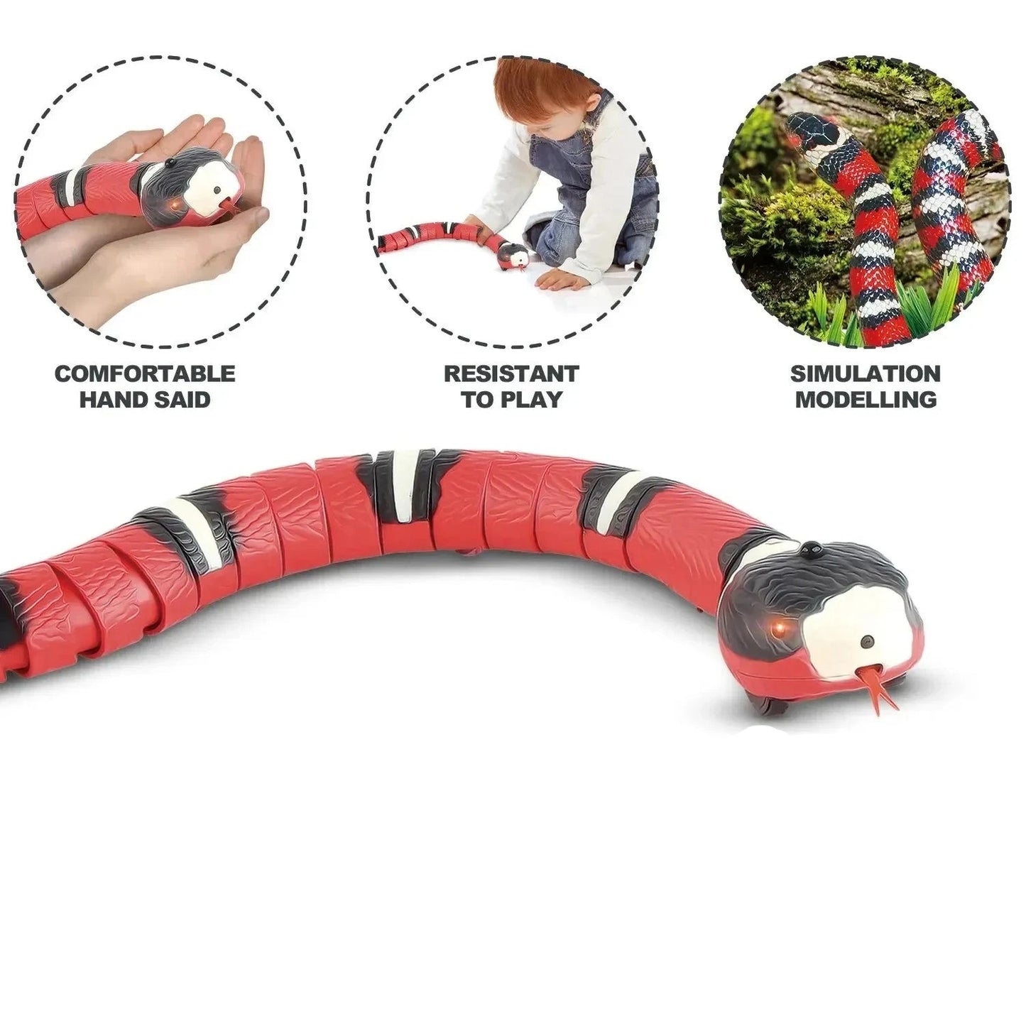 PurrSmart Interactive Snake Cat Teaser