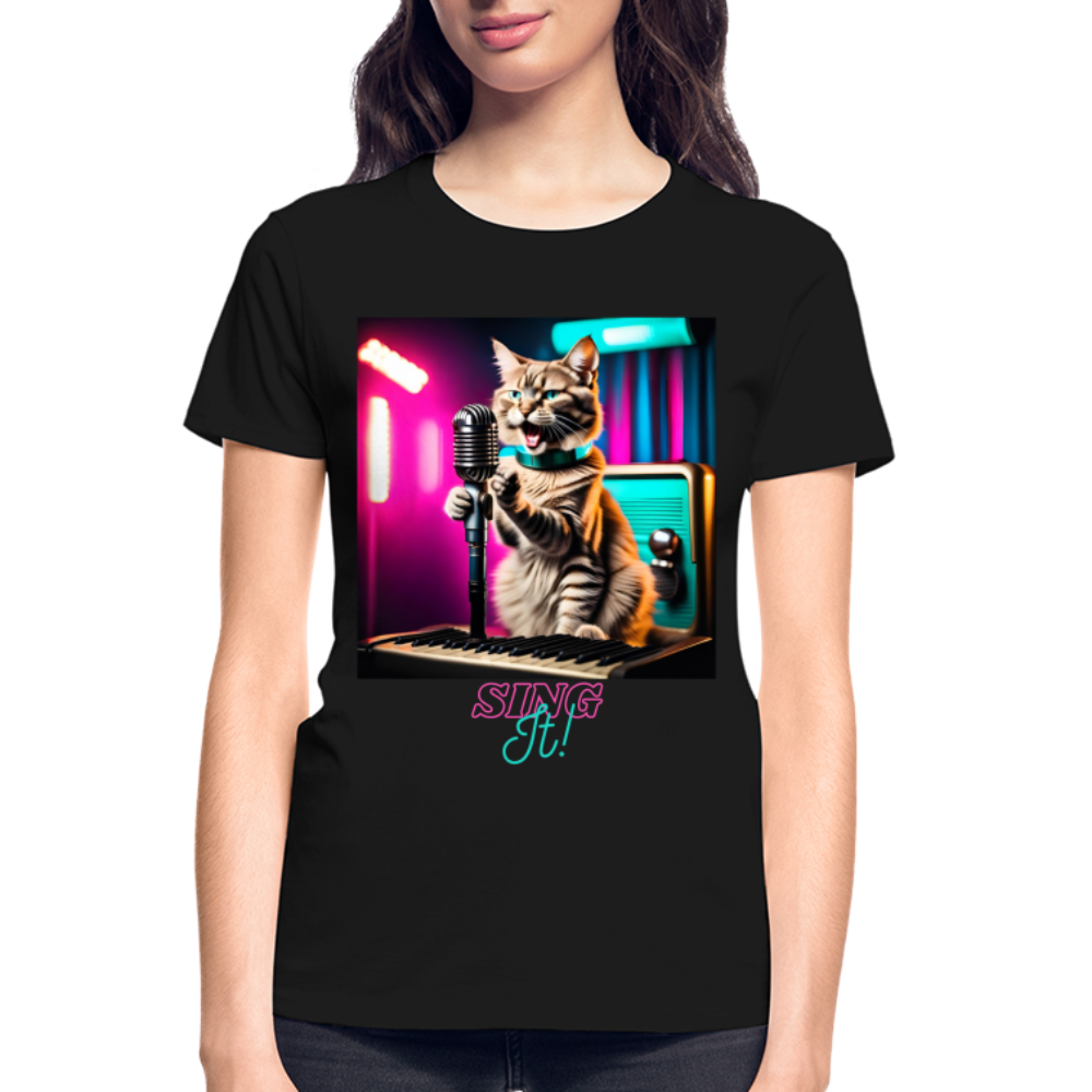 Sing IT! (Design 1) - Gildan Ultra Cotton Ladies T-Shirt - black