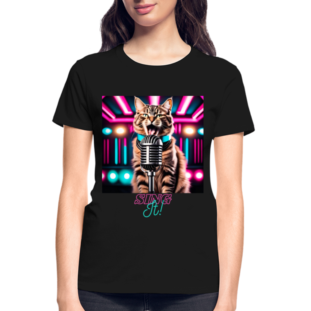 Sing IT! (Design 2) - Gildan Ultra Cotton Ladies T-Shirt - black