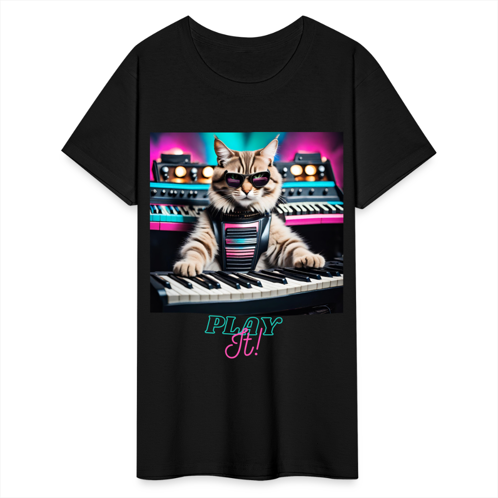 Play IT! (D2) - Gildan Ultra Cotton Ladies T-Shirt - black