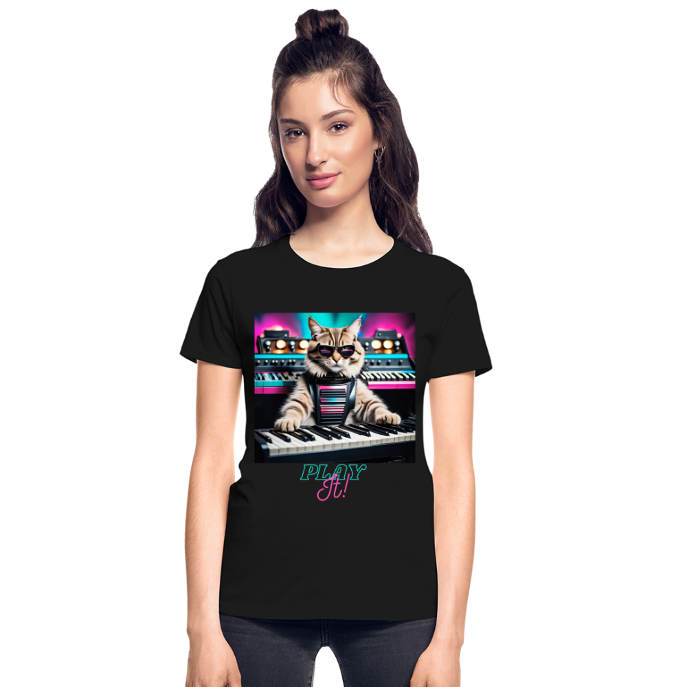 Play IT! (D2) - Gildan Ultra Cotton Ladies T-Shirt - black