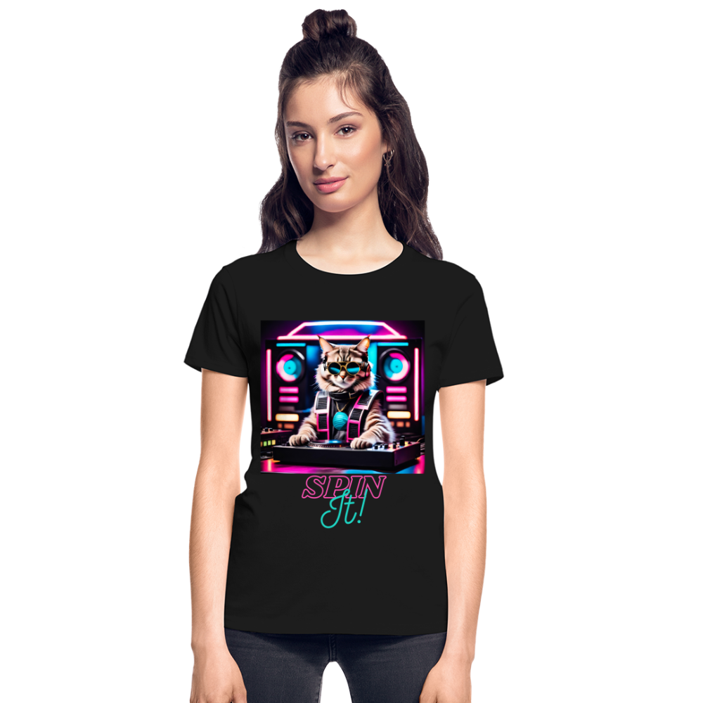 Spin IT! (D1) - Gildan Ultra Cotton Ladies T-Shirt - black
