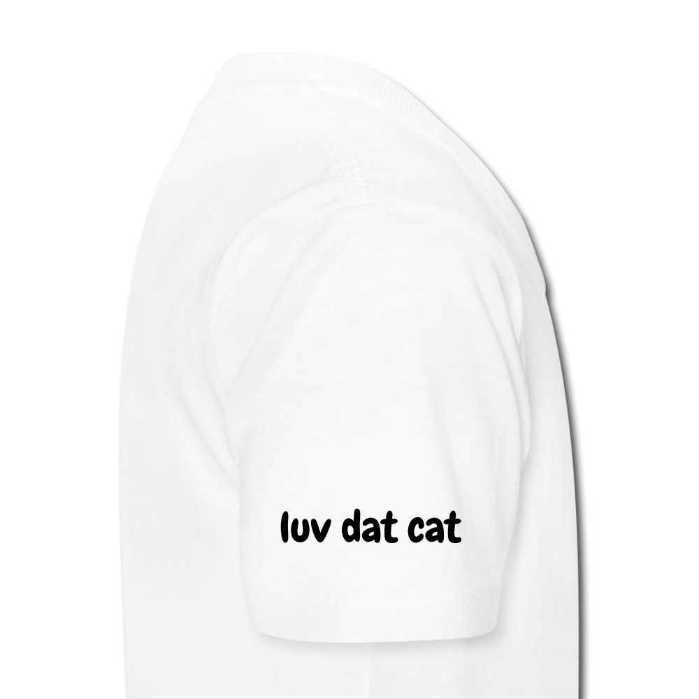 Official Luv Dat Cat Kids' T-Shirt - white