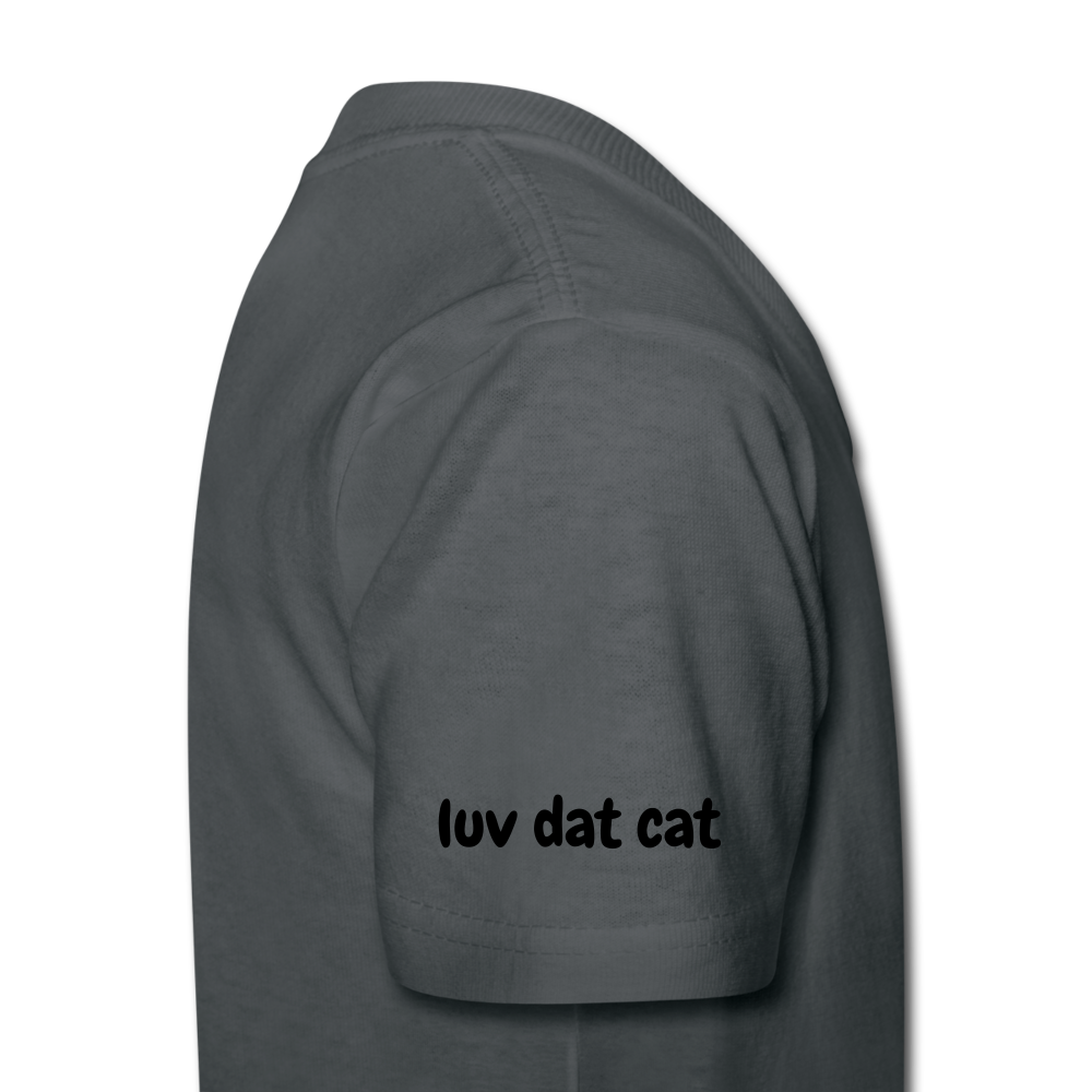 Official Luv Dat Cat Kids' T-Shirt - charcoal