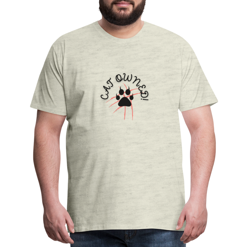OWNED! Men's Premium T-Shirt - heather oatmeal