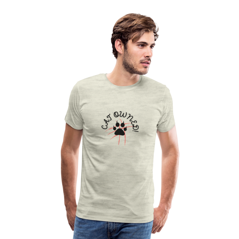 OWNED! Men's Premium T-Shirt - heather oatmeal