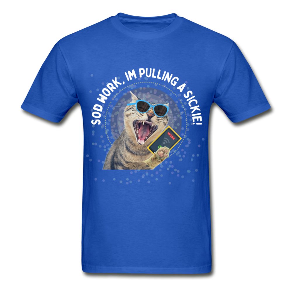 SOD WORK! Gildan Ultra Cotton Adult T-Shirt - royal blue