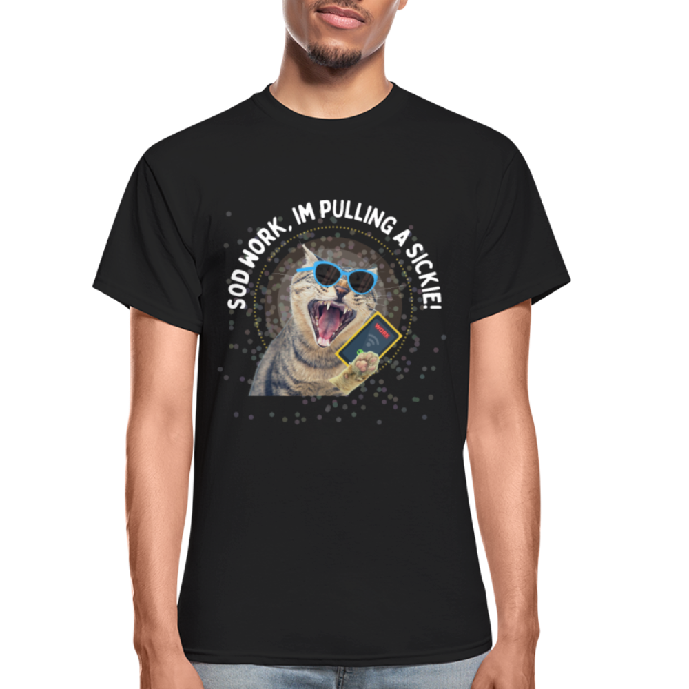 SOD WORK! Gildan Ultra Cotton Adult T-Shirt - black