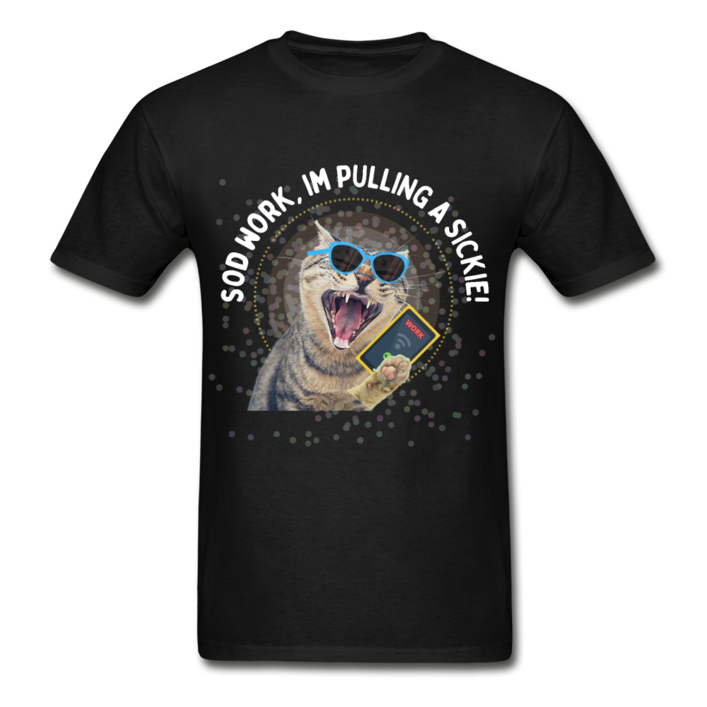 SOD WORK! Gildan Ultra Cotton Adult T-Shirt - black