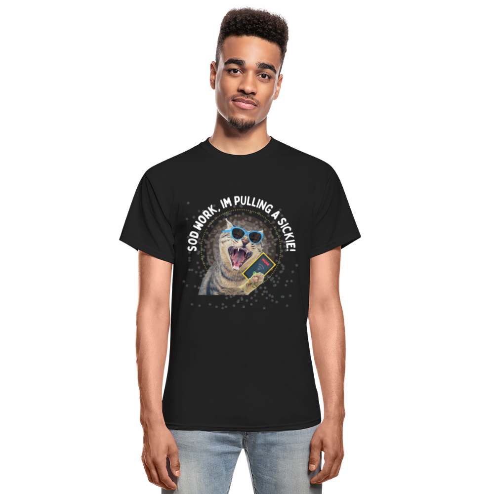 SOD WORK! Gildan Ultra Cotton Adult T-Shirt - black