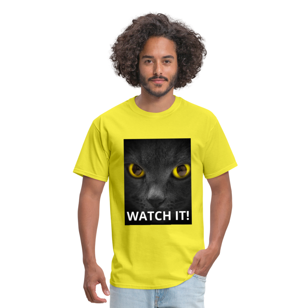 WATCH IT! Men's T-Shirt - yellow