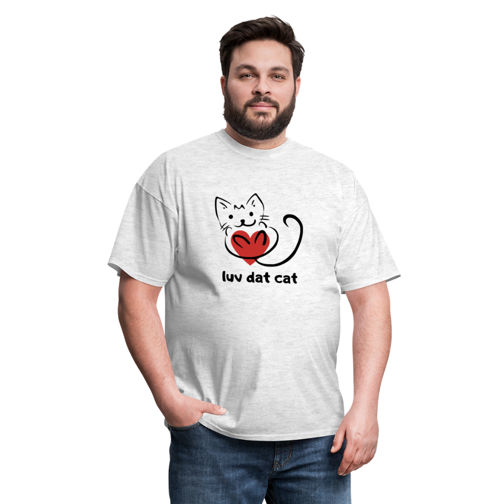 Official Luv Dat Cat Men's T-Shirt - light heather gray