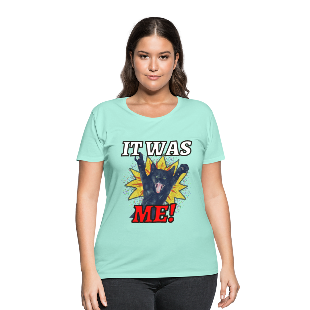 IT WAS ME! Women's Curvy T-Shirt - mint