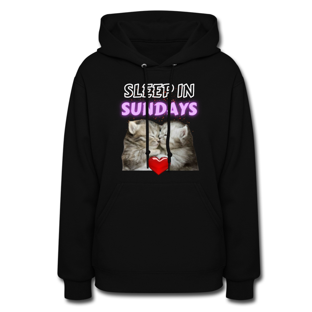 Sleep In Sundays Women's Hoodie - black