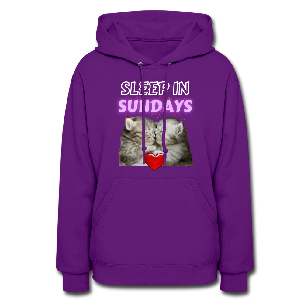 Sleep In Sundays Women's Hoodie - purple