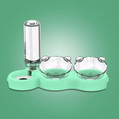 Paws & Quench 3-in-1 Pet Feeder