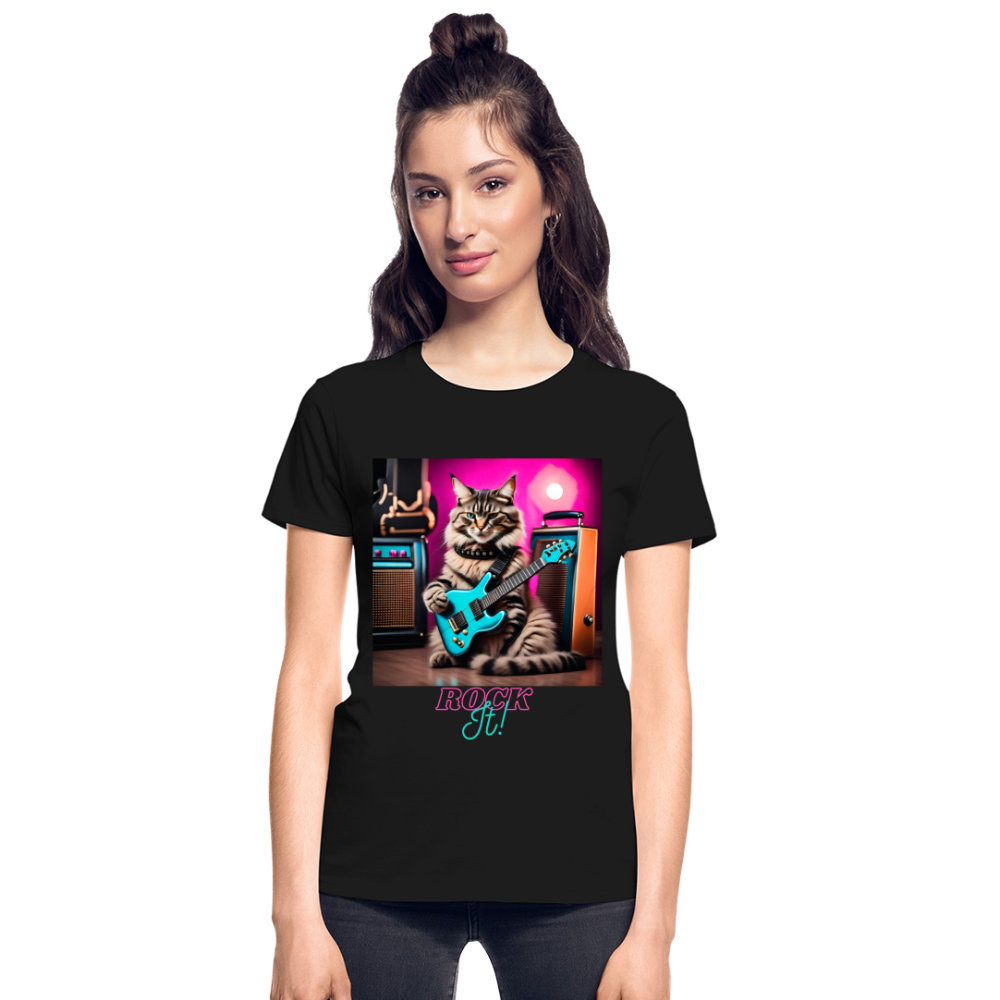 Rock IT! (Design 1) - Gildan Ultra Cotton Ladies T-Shirt - black