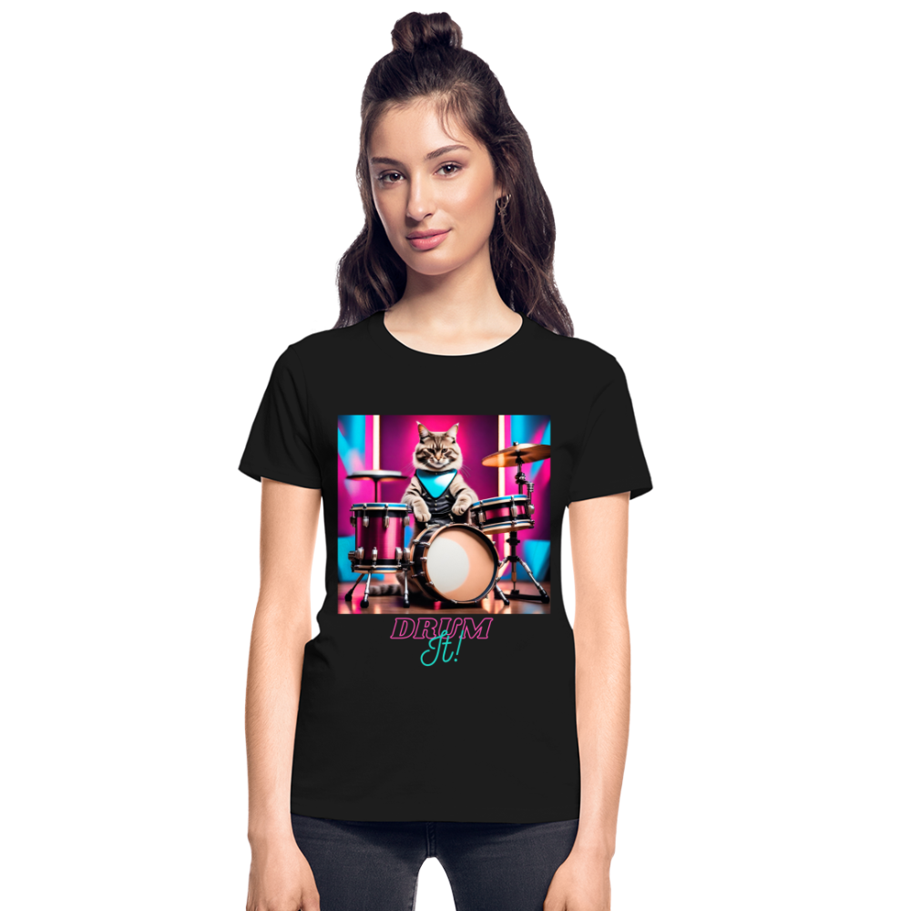 Drum IT! (Design 2) - Gildan Ultra Cotton Ladies T-Shirt - black