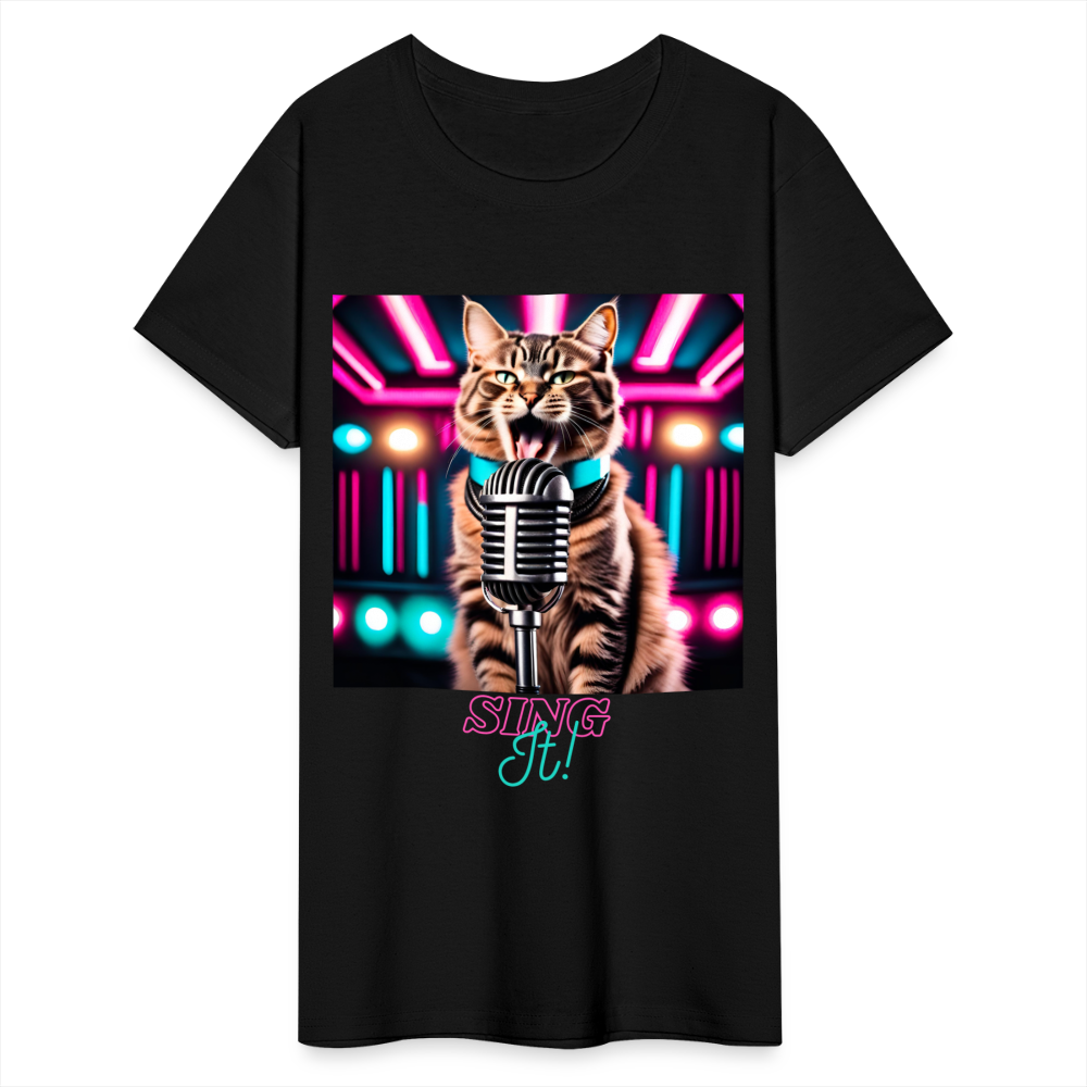 Sing IT! (Design 2) - Gildan Ultra Cotton Ladies T-Shirt - black