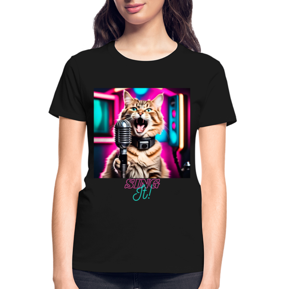 Sing IT! (Design 3) - Gildan Ultra Cotton Ladies T-Shirt - black
