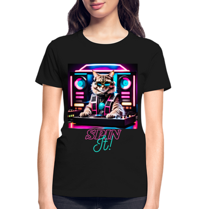 Spin IT! (D1) - Gildan Ultra Cotton Ladies T-Shirt - black