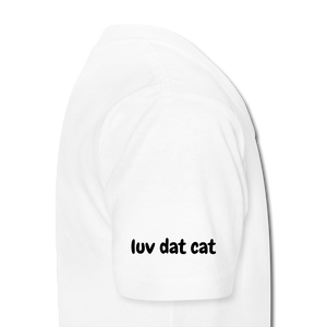 Official Luv Dat Cat Kids' T-Shirt - white