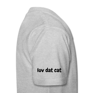 Official Luv Dat Cat Kids' T-Shirt - heather gray