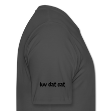 Load image into Gallery viewer, Official Luv Dat Cat Men&#39;s 50/50 T-Shirt - charcoal