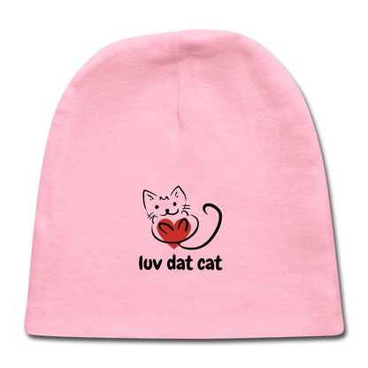 Official Luv Dat Cat Baby Cap - light pink