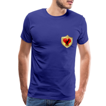 Load image into Gallery viewer, Official Cat Lover Badge (left breast) Men&#39;s Premium T-Shirt - royal blue