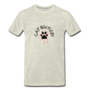 OWNED! Men's Premium T-Shirt - heather oatmeal