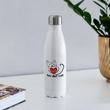 Load image into Gallery viewer, Official Luv Dat Cat Insulated Stainless Steel Water Bottle - white
