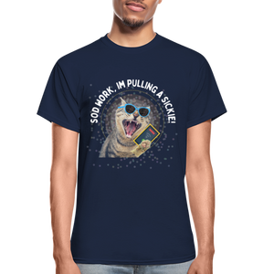 SOD WORK! Gildan Ultra Cotton Adult T-Shirt - navy