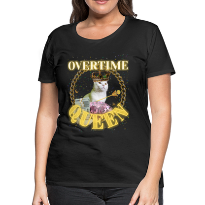 Overtime Queen Women’s Premium T-Shirt - black