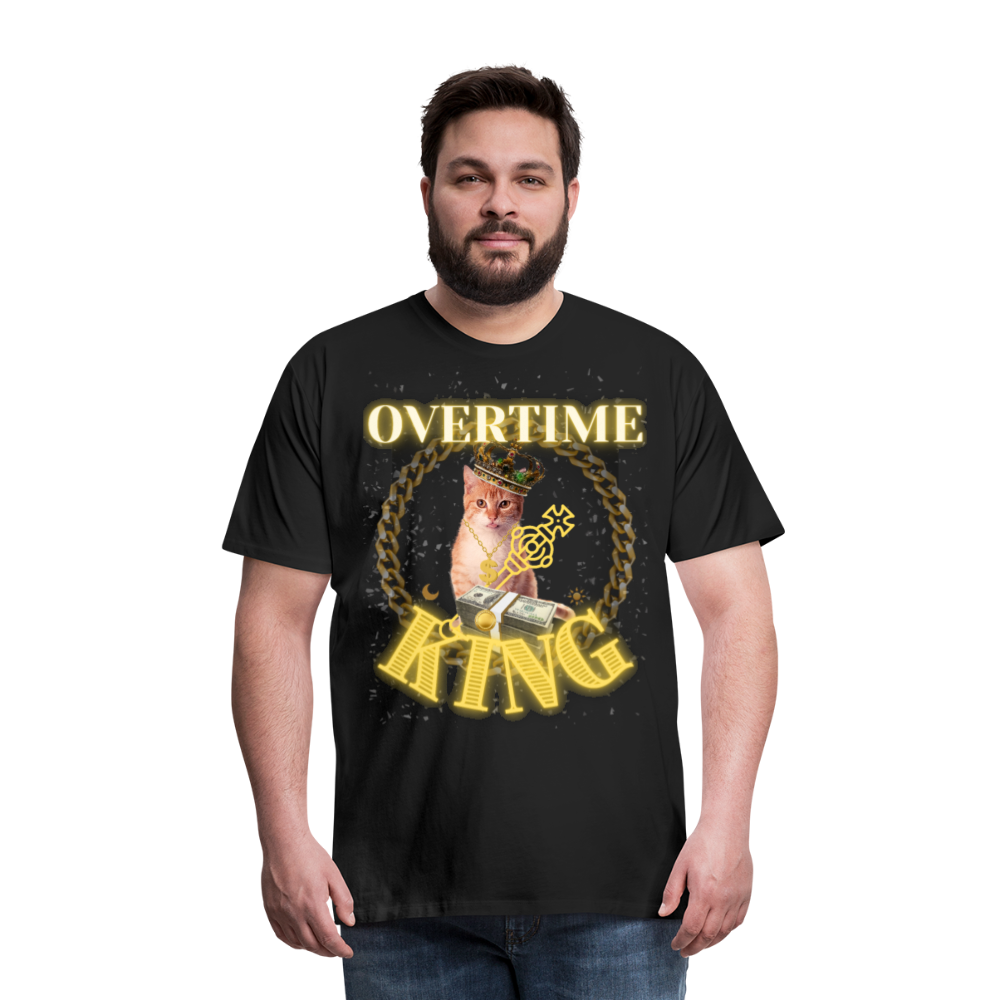 Overtime King Men's Premium T-Shirt - black