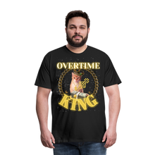 Load image into Gallery viewer, Overtime King Men&#39;s Premium T-Shirt - black