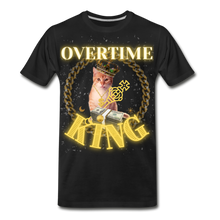 Load image into Gallery viewer, Overtime King Men&#39;s Premium T-Shirt - black