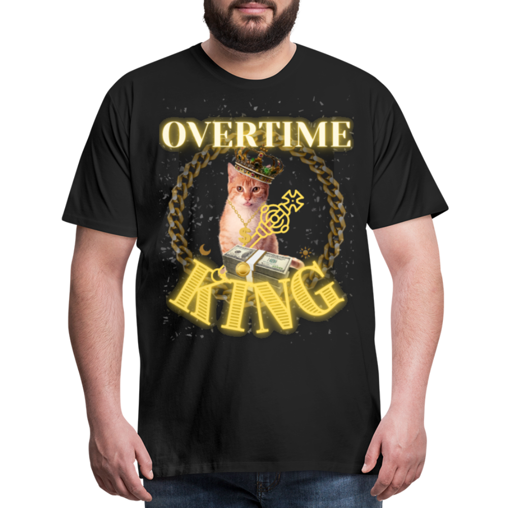 Overtime King Men's Premium T-Shirt - black