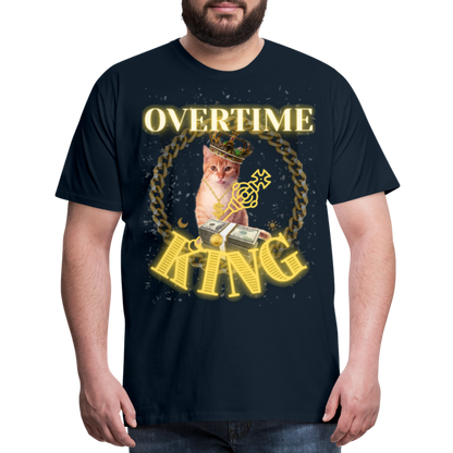 Overtime King Men's Premium T-Shirt - deep navy
